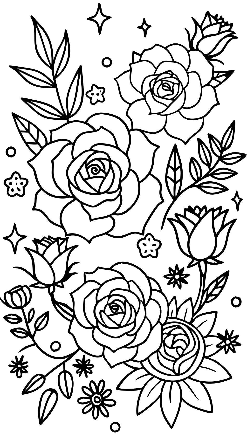 Pretty Flower Coloring Pages